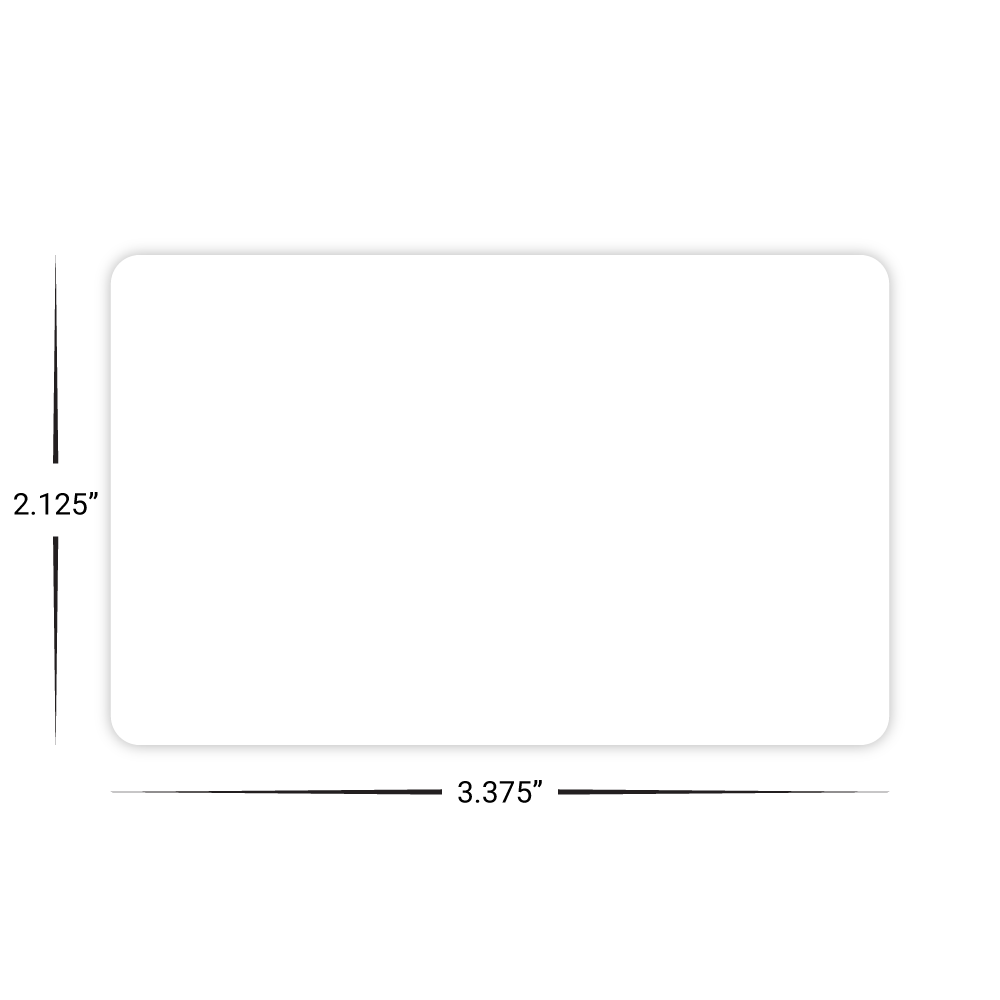 Custom Paper Business Cards - 3.375