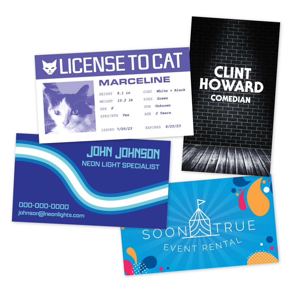 Custom Paper Business Cards - 3.5