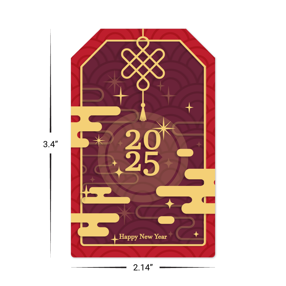 Custom Plastic 3.4" x 2.14 Price Tag Shape Cards