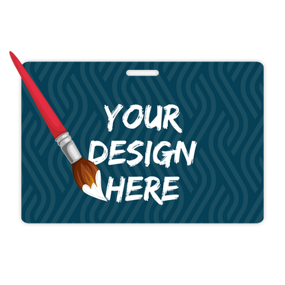 Custom Plastic 4.5" x 3" Horizontal Badges