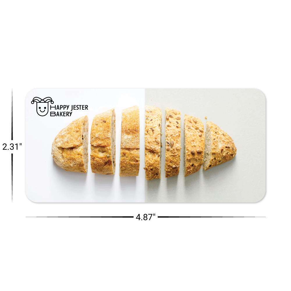 Custom Plastic 4.87" x 2.31" Smartphone Shape Cards