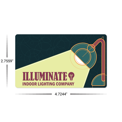 Custom Plastic 4.7244" x 2.7559" Cards