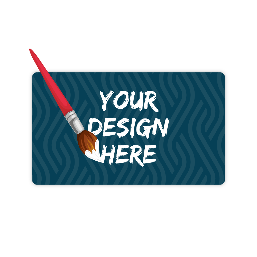 Custom Plastic 4.7244" x 2.7559" Cards