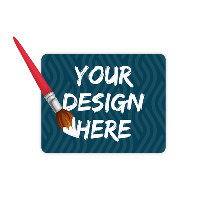 Custom Plastic 2.5" x 2" Small Rectangle Cards