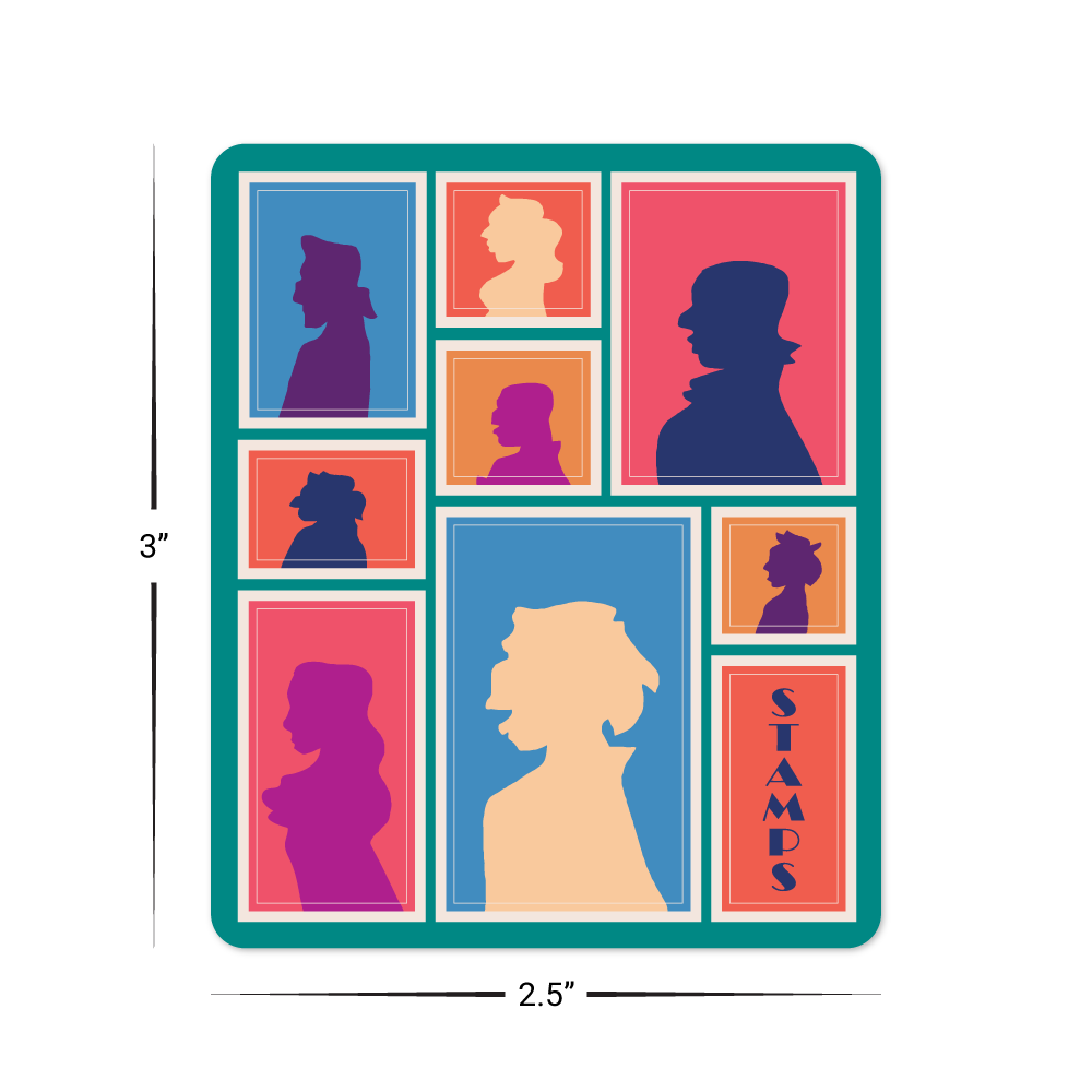 Custom Plastic 2.5" x 3" Cards