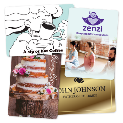 Custom Plastic 3.5" x 2.5" Cards