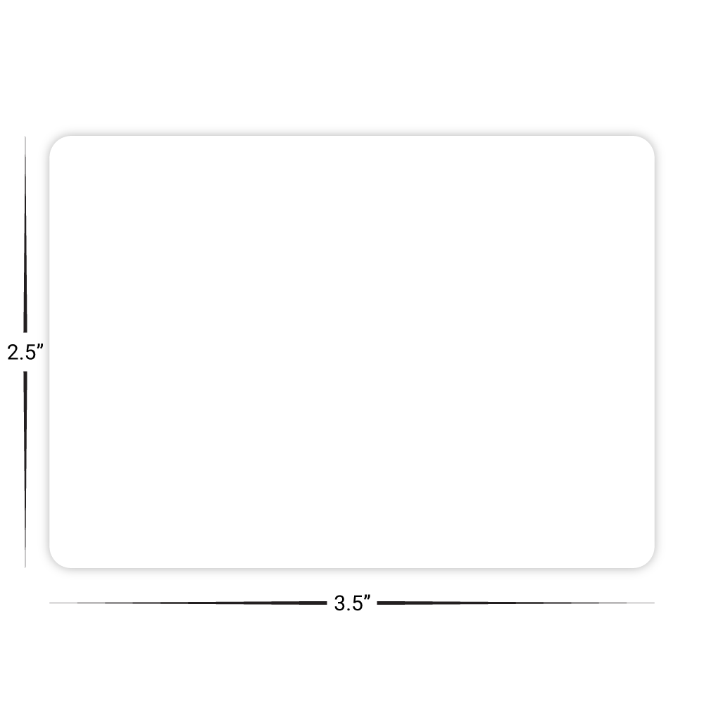 Custom Plastic 3.5" x 2.5" Cards
