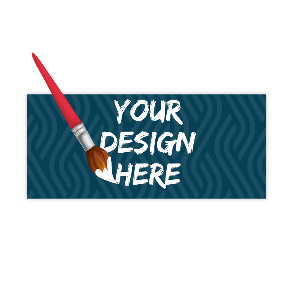 Custom Plastic 3.5" x 1.525" Narrow Cards