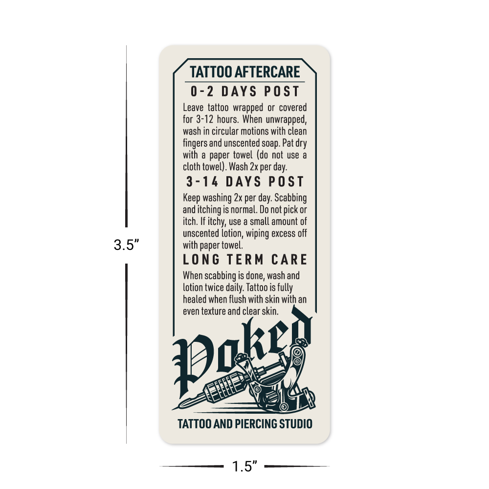 Custom Plastic 3.5" x 1.5" Cards