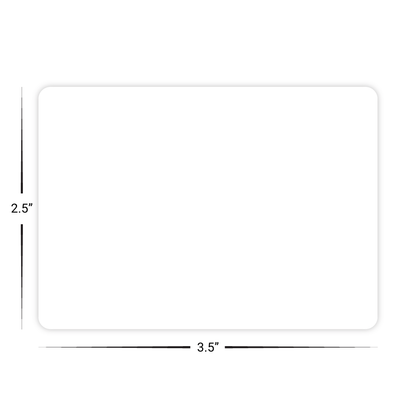 Custom Plastic 3.5" x 2.5" Cards