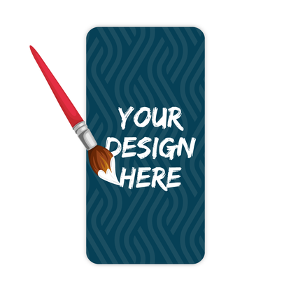 Custom Plastic 3.5" x 1.75" Rounded Corner Cards