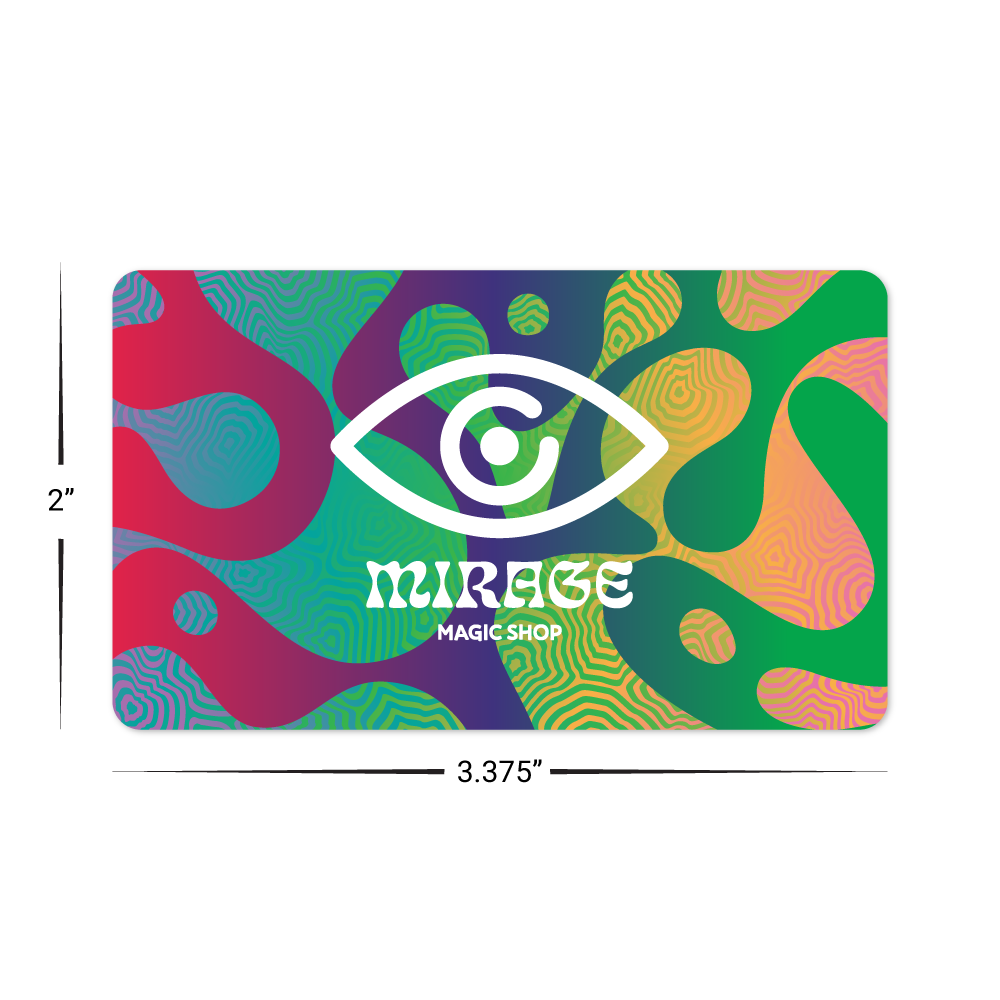 Custom Plastic 3.375" x 2" Cards