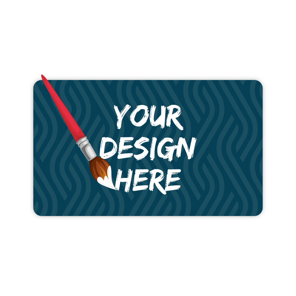 Custom Plastic 3.375" x 2" Cards
