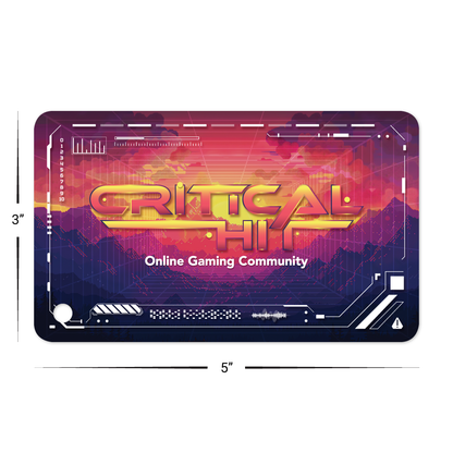Custom Plastic 3" x 5" Cards with Corner Hole