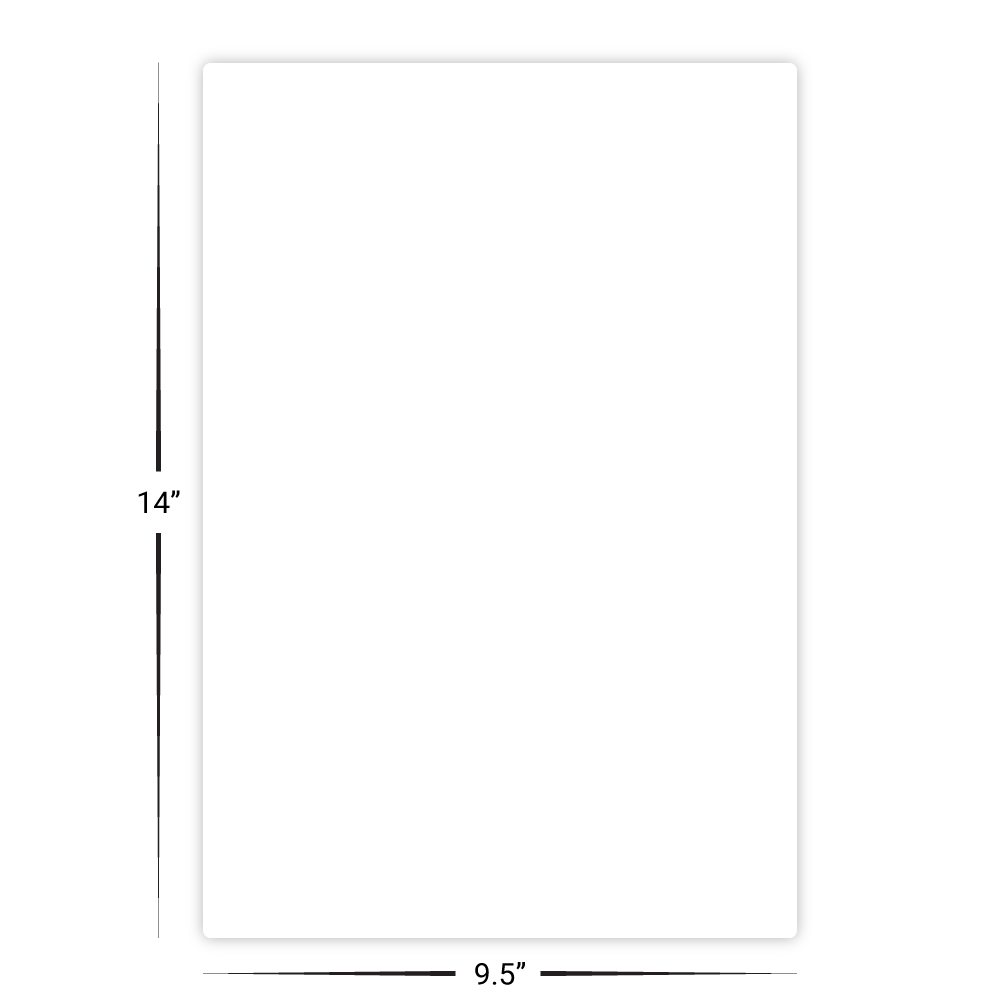 Custom Menu/Signage - 9.5