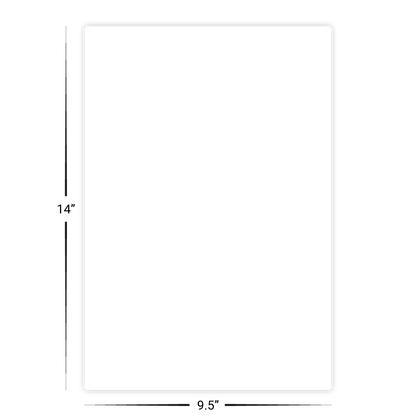 Custom Menu/Signage - 9.5" x 14" Shape