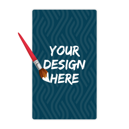 Custom Plastic 4.25" x 7.25" Long Rectangle Signage
