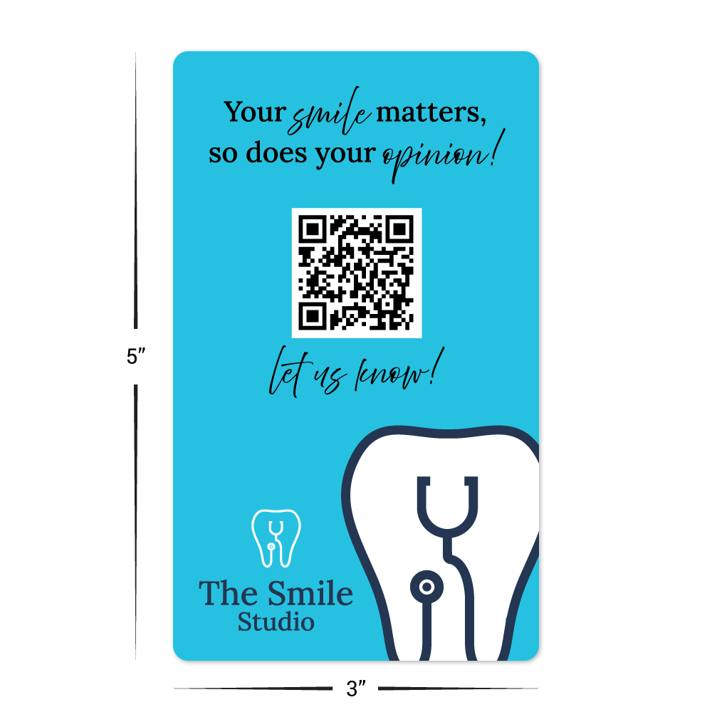 Custom 5" x 3" Review Cards