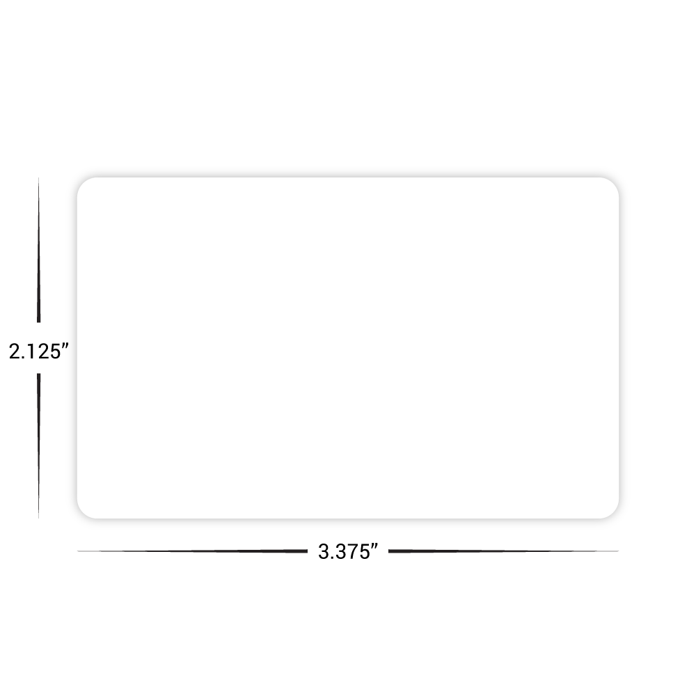 Custom Standard 2.125" x 3.375" Review Cards