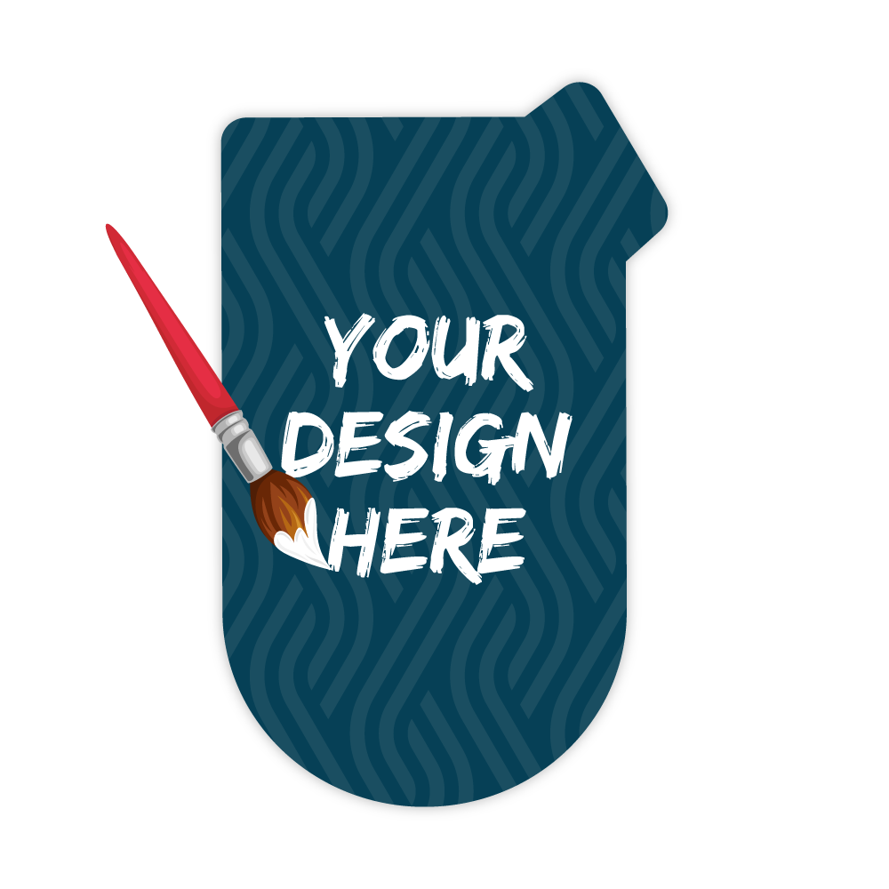 Custom Plastic 3.65" x 2.25" Rounded and Square Edge Cards