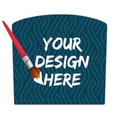 Custom Plastic 3.4" x 3.22" Rounded Side Cards