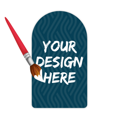 Custom Plastic 3.5" x 2" Rounded Cards