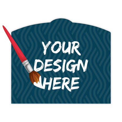 Custom Plastic 3.5" x 3" Rounded Cards with Bump