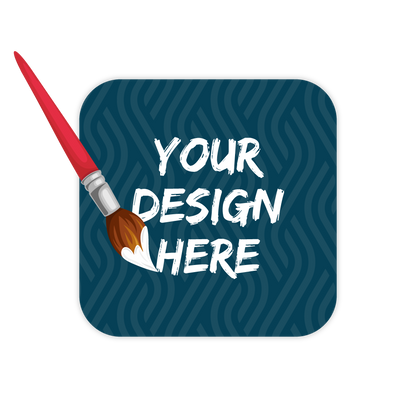 Custom Plastic 2.5" x 2.5" Rounded Square Cards