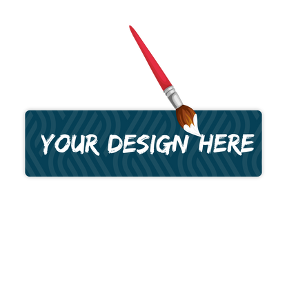 Custom Plastic 6.25" x 1.75" Bookmarks