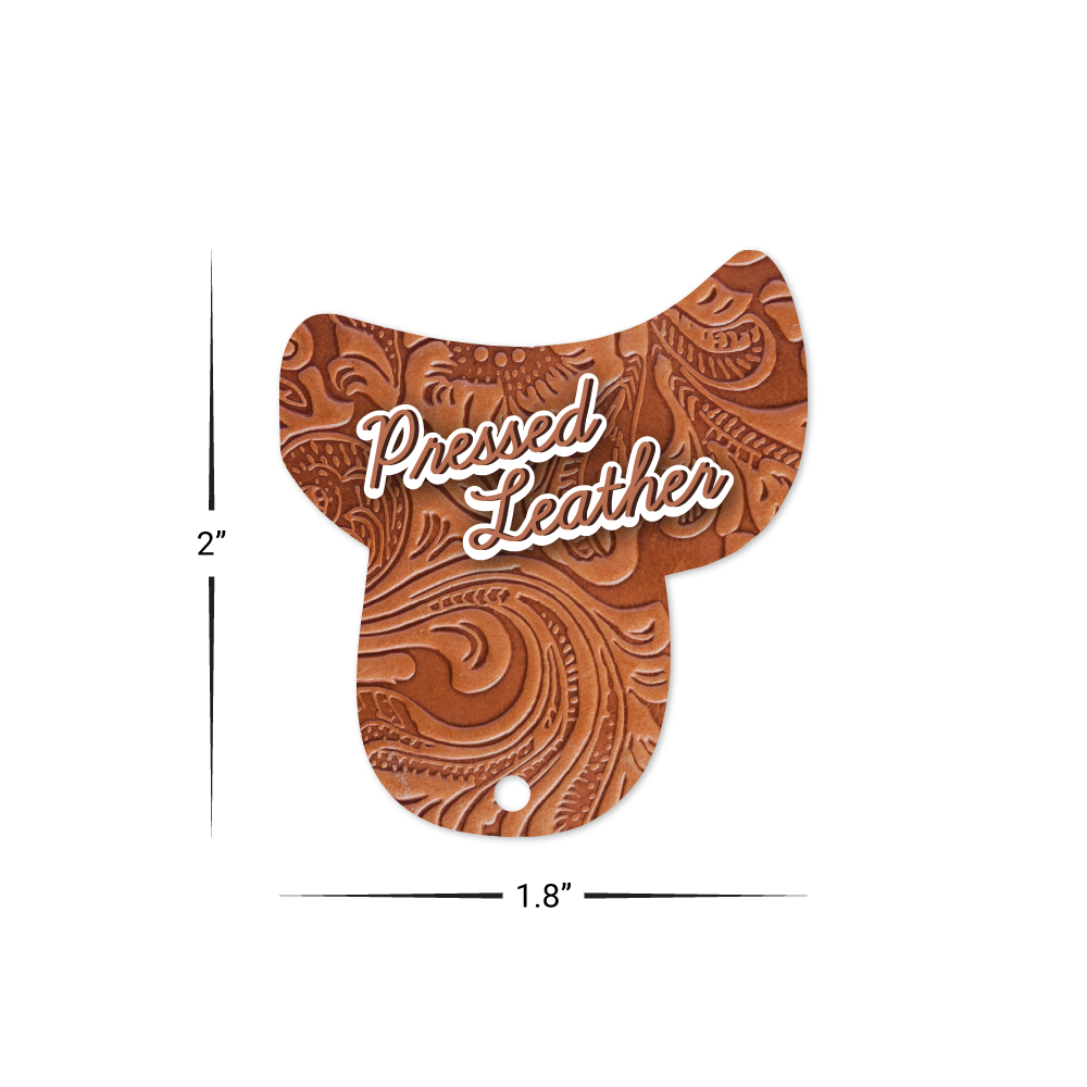 Custom Plastic 2" x 1.8" Saddle Shape Key Tags