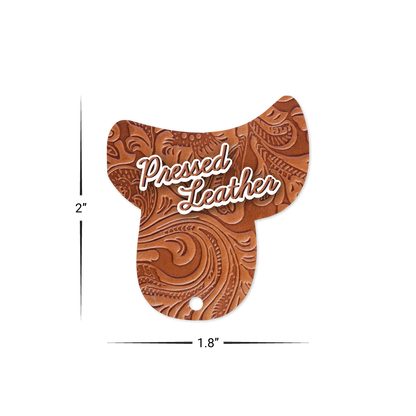 Custom Plastic 2" x 1.8" Saddle Shape Key Tags