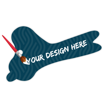 Custom Plastic 5.5" x 3.2" Scissors Shape Bag Tag