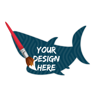 Custom Plastic 3.375" x 2.125" Shark Cards