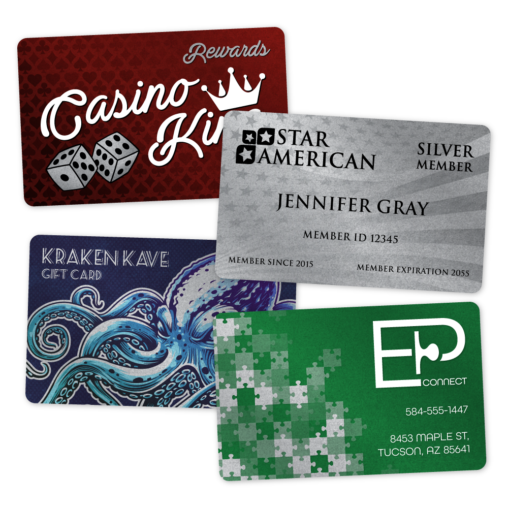 Specialty Silver Stock Business Cards