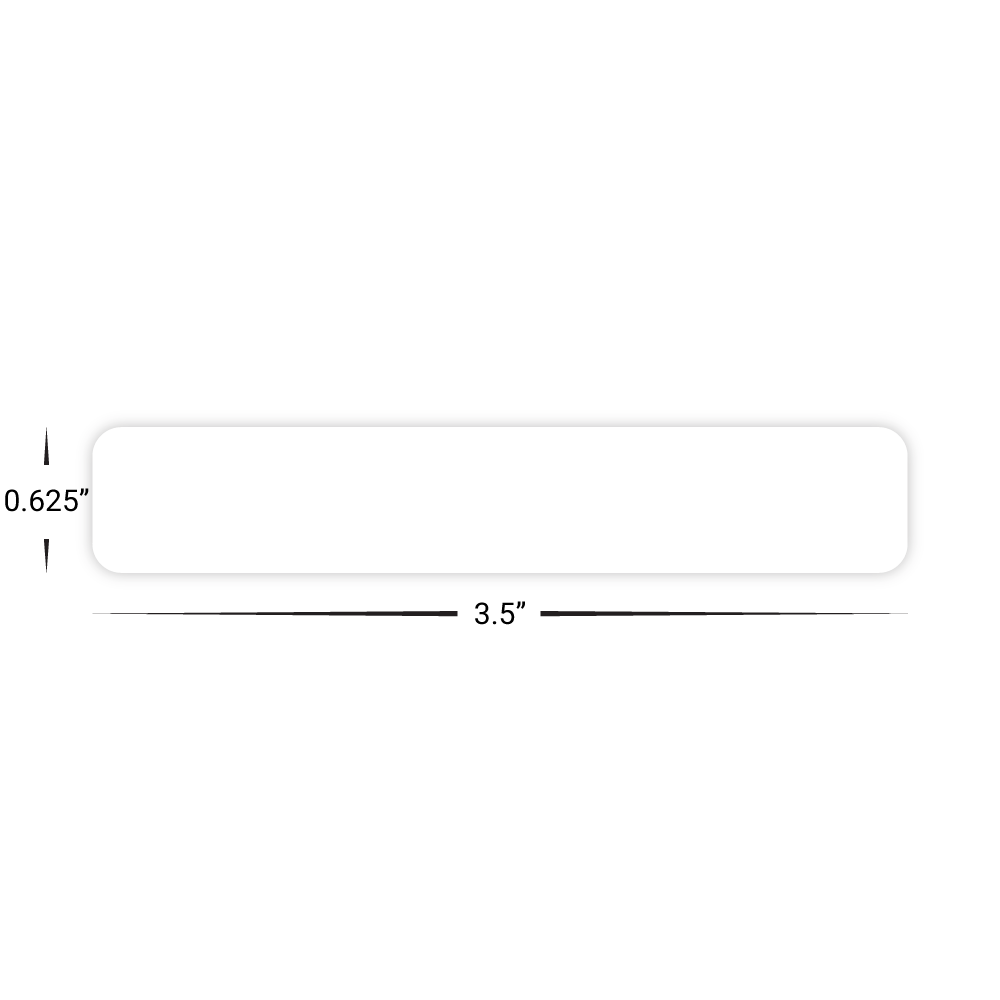 Custom Plastic 3.5" x 0.625" Slim Cards