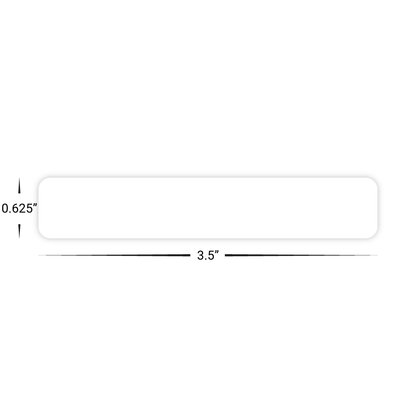 Custom Plastic 3.5" x 0.625" Slim Cards