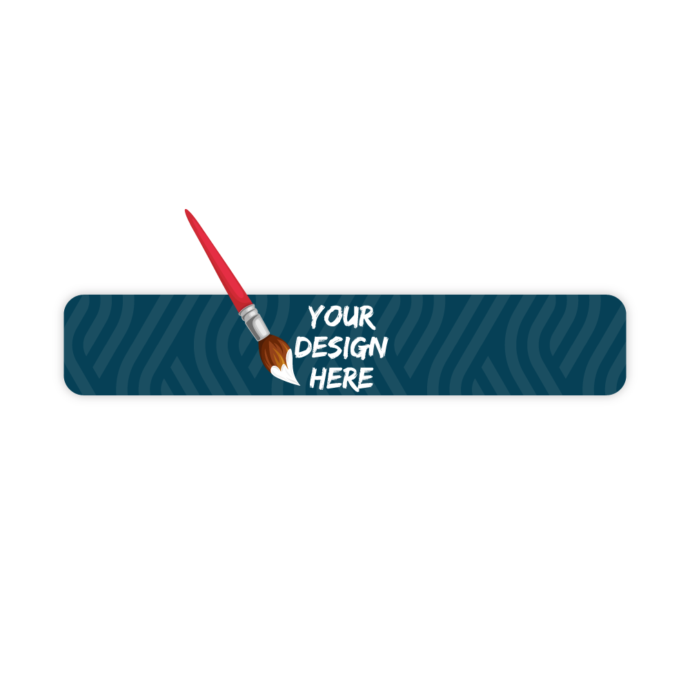 Custom Plastic 3.5" x 0.625" Slim Cards