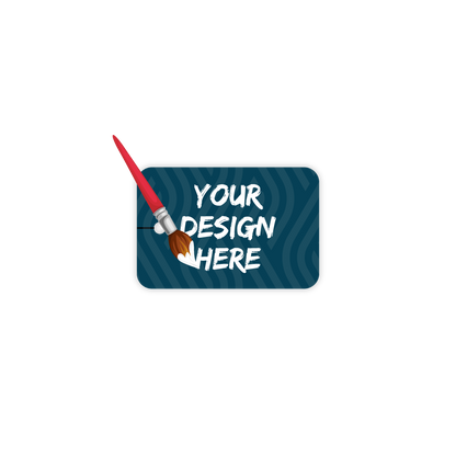Custom Plastic 1.5" x 1" Key Tags with Slit