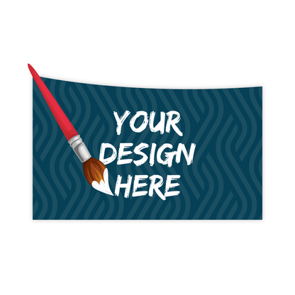 Custom Plastic 3.375" x 2.125" Sloped Top Cards