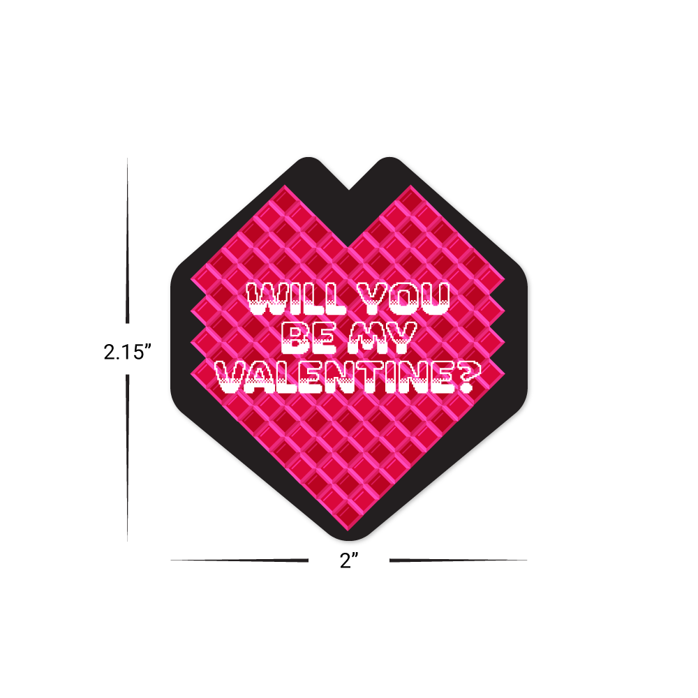 Custom Plastic 2" x 2.15" Small Pointed Cards