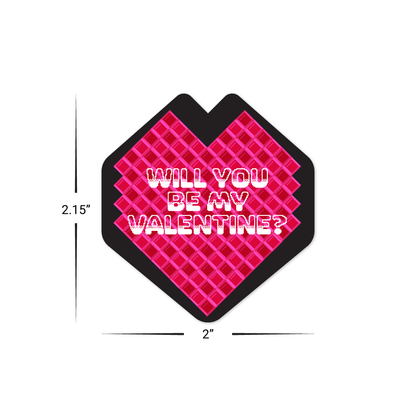 Custom Plastic 2" x 2.15" Small Pointed Cards