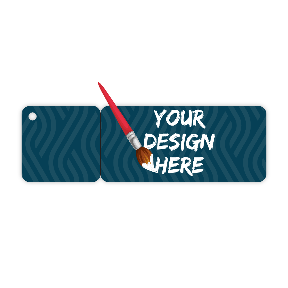 Custom Plastic 4.5" x 1.5" Card & Tag Breakaway Combo