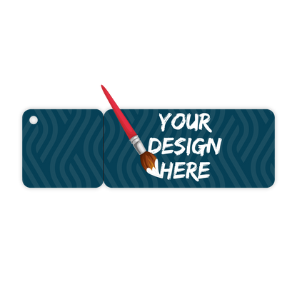 Custom Plastic 4.5" x 1.5" Card & Tag Breakaway Combo