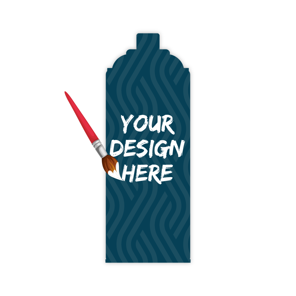 Custom Plastic 3.375" x 1.25" Spray Can Shape Cards