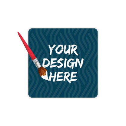 Custom Plastic 2.125" x 2.125" Small Square Cards