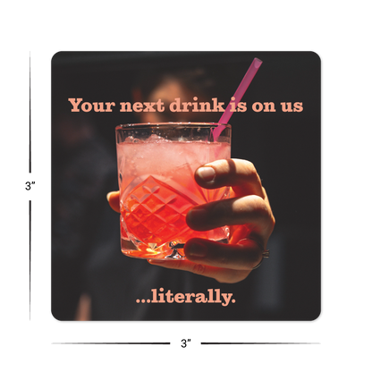Custom Square Coasters - 3" x 3"