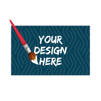 Custom Plastic 3.375" x 2.125" Square Corner Standard Cards