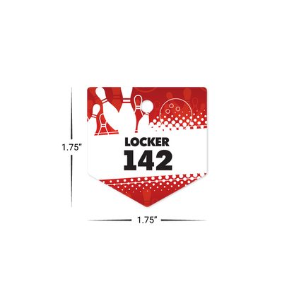 Custom Plastic 1.75" x 1.75" Pointed Key Tags