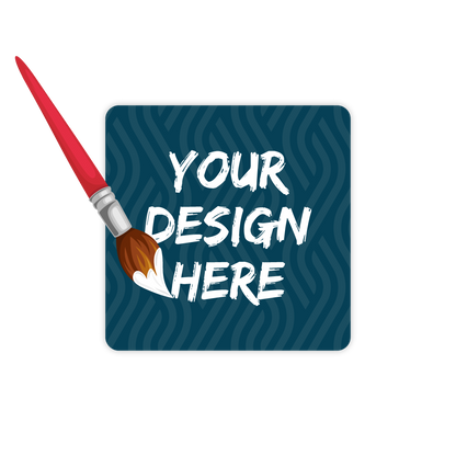 Custom Plastic 2.25" x 2.25" Square Cards