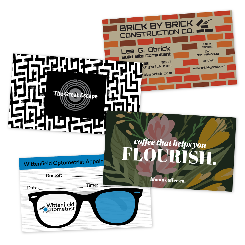 Custom Plastic 3.5" x 2" Cards